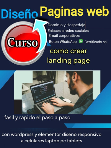 Curso Diseño Pagina Landing Page (pagina De Aterrizaje 