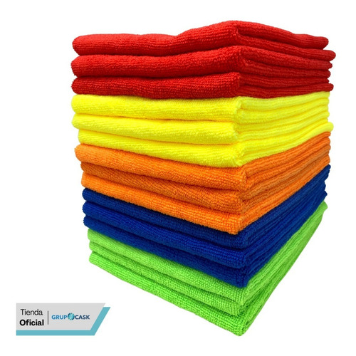 Imagen 4 de 6 de Trapo Paño Microfibra Multiusos Ultra Absorbente 25 X 33 Cm