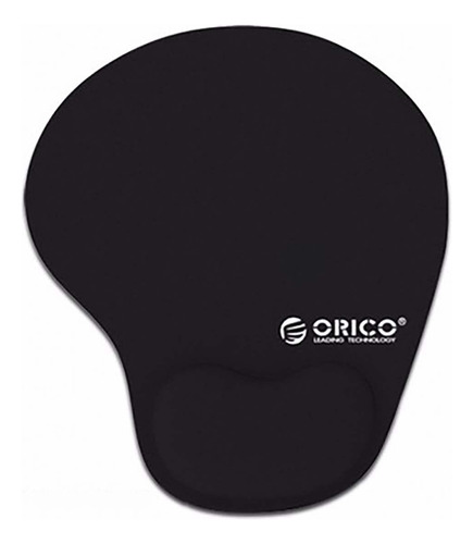 Mousepad Ergonômico Apoio Punho 20x24cm Preto Emborrachado