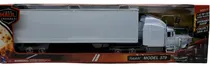Comprar New Ray 1:32 Peterbilt 379 Caja Seca Todo Blanco- Trailer Es Color Blanco