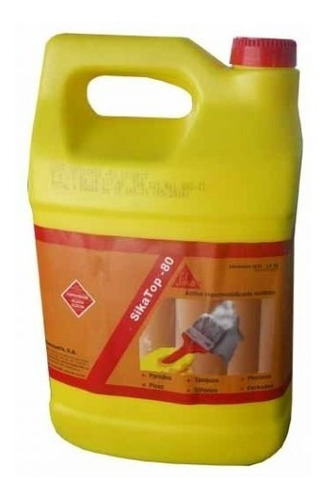 Sika Top 80 Aditivo Galon Garrafa 3.8kg Impermeabilizante 