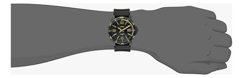 Reloj Casio Mtd-1065b-1a2 Hombre 10atm Correa Negro Bisel Negro Fondo Negro MTD-1065B-1A2