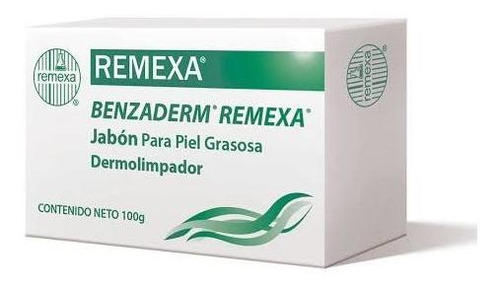 Benzaderm Remexa Jabón Barra Para Piel Grasosa 100g 