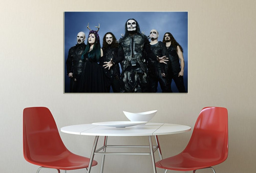 Vinilo Decorativo 30x45cm Cradle Of Filth Metal Gotico M3