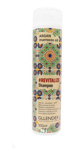 Shampoo Argan Marrocos Oil Gllendex 300ml Hidratante