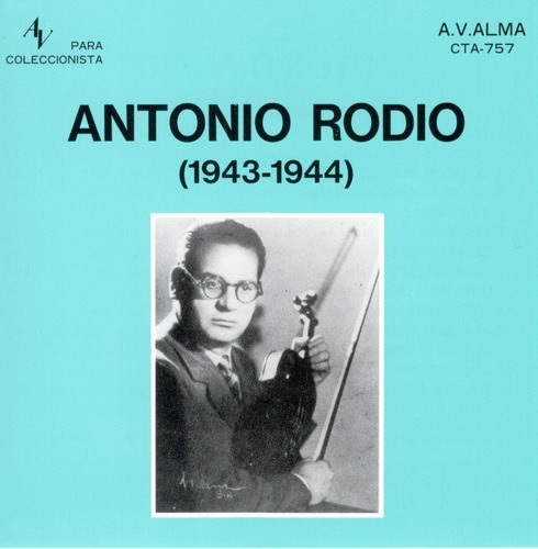 Cd Japonés Antonio Rodio Y Su Orquesta Típica (1943-1944 