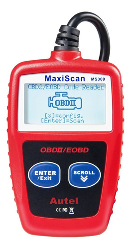 Lector De Códigos Autel Maxiscan Ms309 Obd2 Scanner