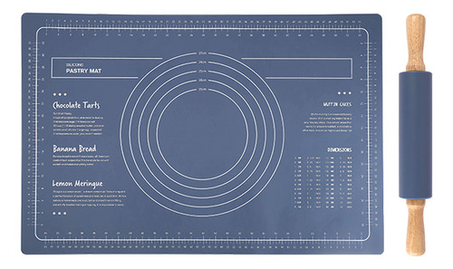 Juego De Alfombrillas De Silicona Para Hornear: 60 X 40 Cm,