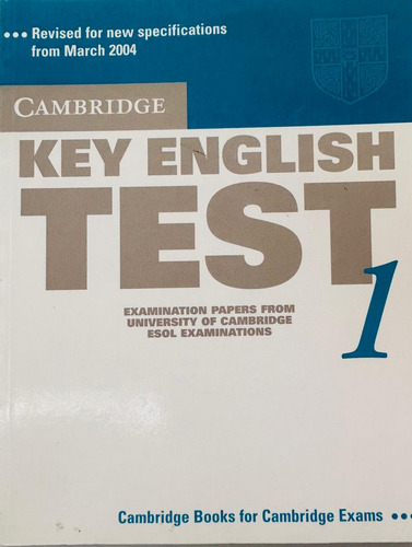 Un Libro - Cambridge Key English Test 1