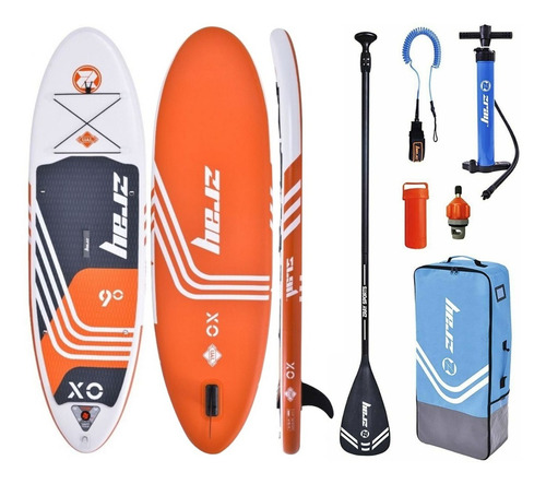 Tabla Stand Up Paddle Surf Zray Sup X-rider 2.75mts Febo Color Naranja oscuro