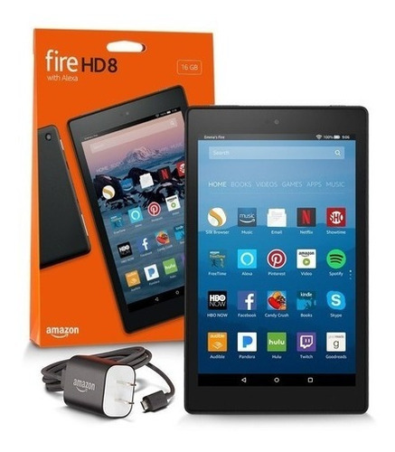 Tablet Amazon Fire 8 W/alexa 32gb 10gen Negra Tab 8-32gb   