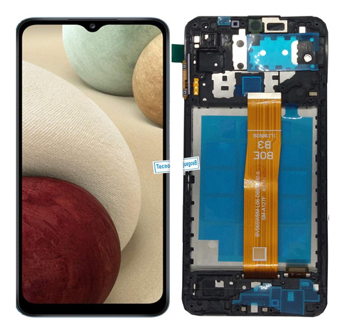 Modulo Pantalla Para Samsung A12 A127f C/marco Actualizable