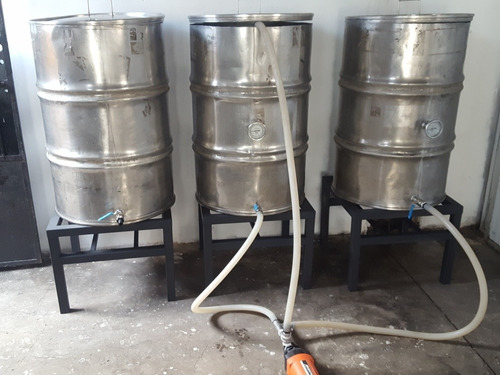 Equipo Para La Fabricacion Cerveza 200 Litros Acero Inoxidab