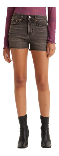 Shorts Mujer High Rise Negro Levis 72878-0070