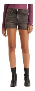 Shorts Mujer High Rise Negro Levis 72878-0070