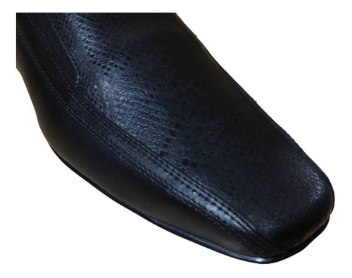 Imagen 4 de 4 de Zapato De Cuero Forrado En Cuero Con Diseño De Lagarto
