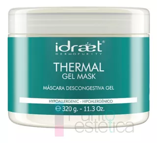 Idraet Thermal Gel Mask Mascara Descongestiva Piel Sensible