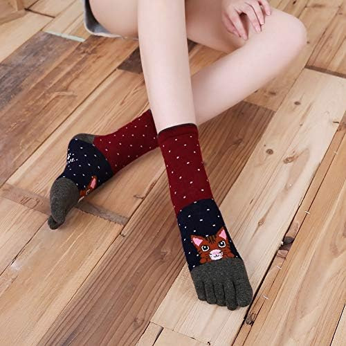 Calcetines Artfasion Para Mujer, De Algodón, Cómodos, De Cor