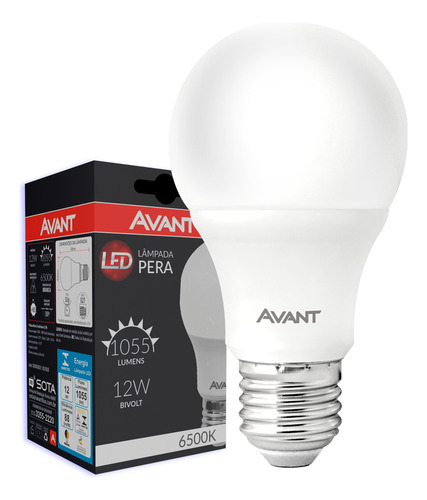 Lâmpada Led 12w Bulbo Soquete E27 Bivolt Casa Comércio