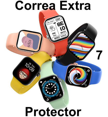 Smartwatch T500+ Plus Max Serie 7 Incluye Proctector+correa