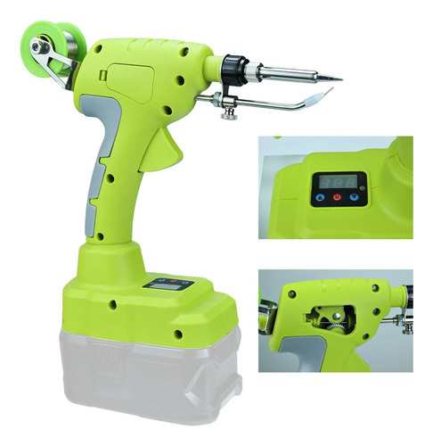 Pistola Soldadura Inalámbrica Con Pantalla For Ryobi Li-ion
