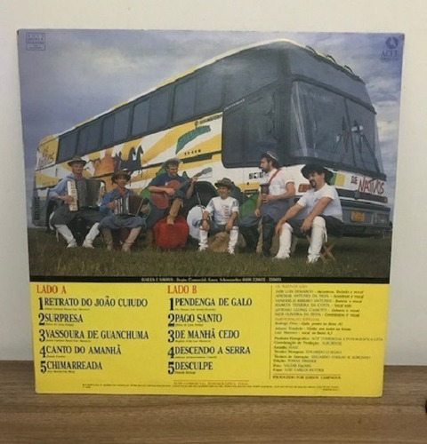 Imagem 2 de 2 de Lp - Os Nativos - Chimarreada