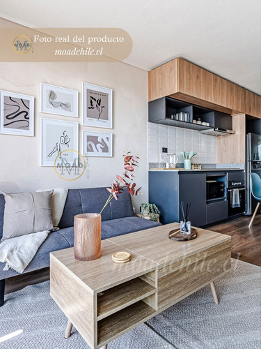 Mesa De Centro Elevable Con Almacenamiento Y Compartimento
