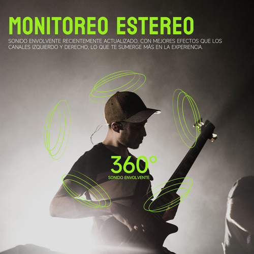 Sistema Monitoreo Gc Er110 Estereo De1canal In-ear Bluetooth