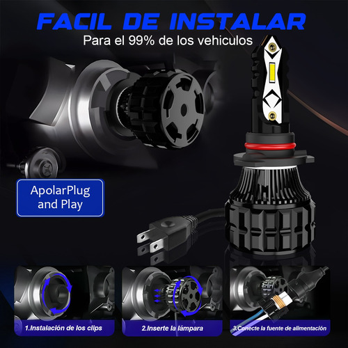 Kit Focos Led H7 H11 9005 9006 Csp Alta O Baja 110w 22000lm