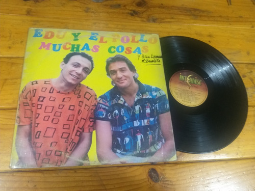 Edu Y El Pollo Muchas Cosas Vinilo Lp Hilda Lizarazu Sueter 