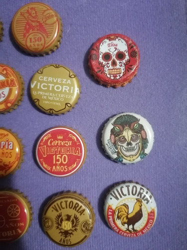 25 Corcholatas 150 Años Victoria Colección (Usado)