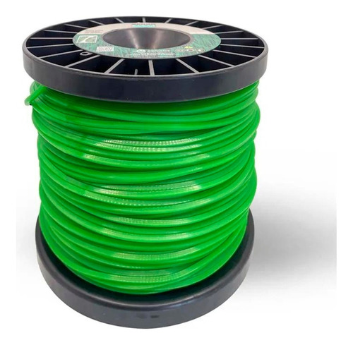 Fio De Nylon Para Aparadores Roçadeira De Grama 1kg 1,8mm Cor Verde