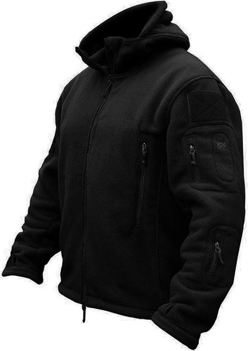 Chamarra Polar Táctica Con Capucha Para Uniforme Militar