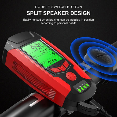 Para Juego De Lámparas Para Bicicleta Usb Recargable /