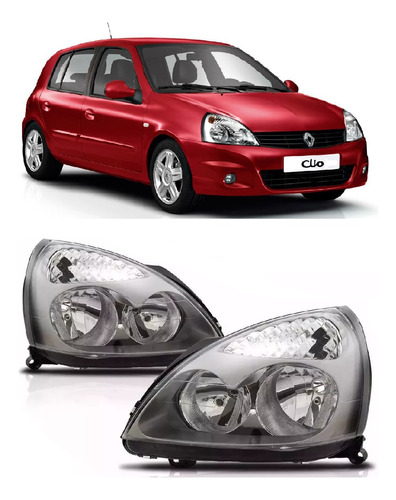 Juego Optica Renault Clio 2 2007 2008 2010 2012 Expression