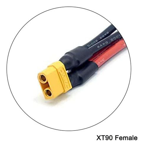 Pack De Conectores Paralelos Xt90 De 2 Machos Y 1 Hembra Par