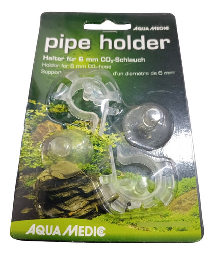 Pipe Holder Aqua Medic Soporte Para Manguera De 6 Mm Acuario