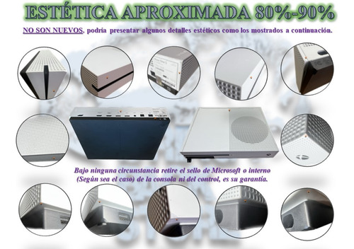 Consola Microsoft Xbox One S 1 Tb Hdd Con Lector De Discos (Reacondicionado)