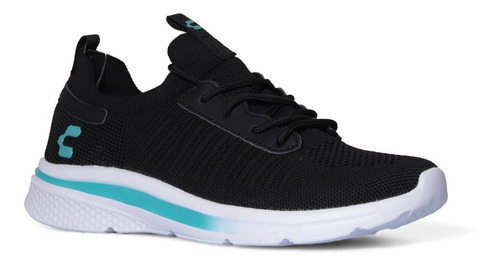 Tenis Mujer Charly 1049841 Ngo/aqua Running Light Sport Gnv®