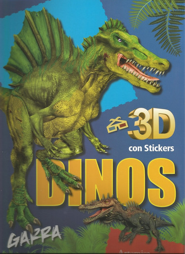 Dinos Garra 3d Con Stickers - Vv.aa