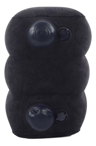 La Almohada De Reposapiés Inflable Azul Oscuro Promueve La S
