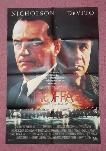 Hoffa (1992) - Poster Afiche Original Cine 100x70