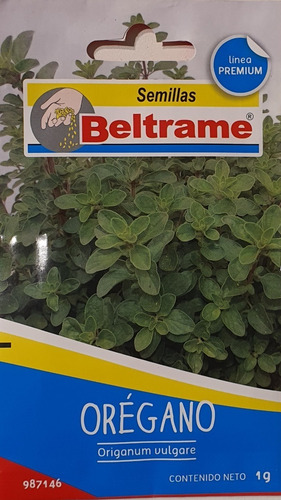 Semillas De Oregano Aromatica Beltrame 1g Huerta