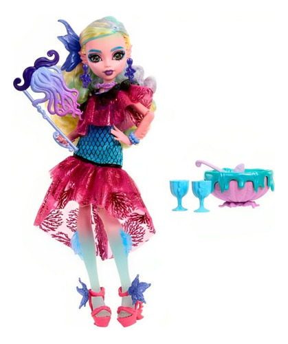 Monster High Monster Ball Party Lagoona Blue Mattel Hnf71