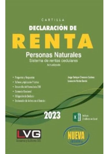 Libro Cartilla Declaracion De Renta Personas Naturales 2023
