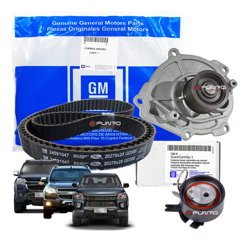 Kit Distribucion S10 2.8 200 Hp 2013 2014 2015 2016 + Bomba