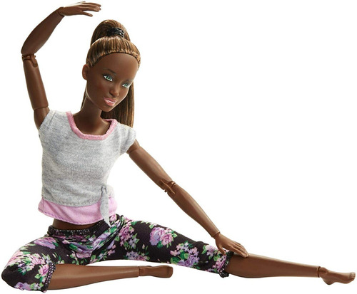 Boneca Barbie® Feita Para Mexer Negra - Made To Move