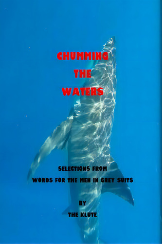 Chumming The Waters, De Schober, Bernard. Editorial Lulu Pr, Tapa Blanda En Inglés