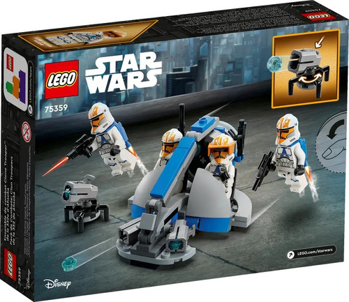 Kit Lego Star Wars Combate Soldados Clon De 332 Ahsok 75359 Cantidad De Piezas 108
