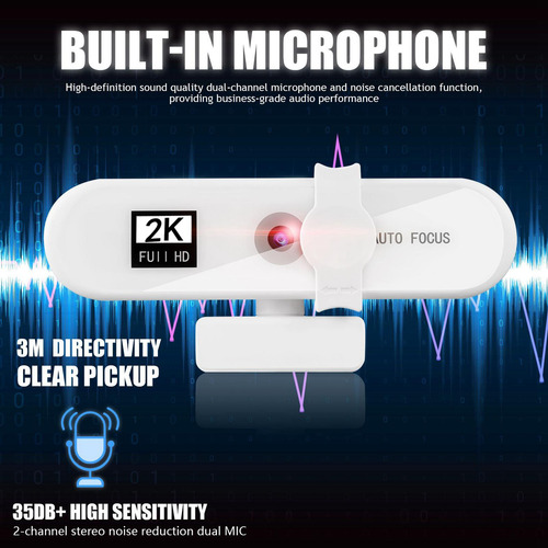 1080p 2k 4k Usb Streaming Cámara Web Autofoco Para 2k